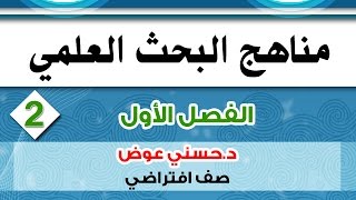 مناهج البحث العلمي ف12دحسني عوض جامعة القدس المفتوحة  نظم المعلومات الحاسوبية cis [upl. by Annaeoj]