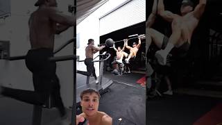 DIE SIND VERRÜCKT🤯 fitness calisthenics gym [upl. by Aranahs]