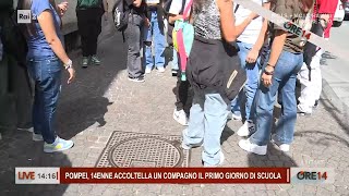 Pompei 14enne accoltella un compagno il primo giorno di scuola  Ore 14 del 13092024 [upl. by Annol726]