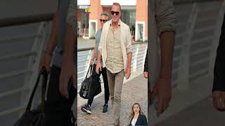 Kevin Costner Struts Solo at Venice 🎥✨ After Divorce Drama 🚤👀 [upl. by Gally]