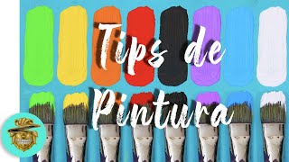 10 Tips ESCENCIALES para EMPEZAR a pintar con ACRÍLICOS [upl. by Anival]