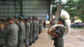 MARCHA quotGENDARMERIA NACIONALquot  Banda Campo de Mayo [upl. by Karame]