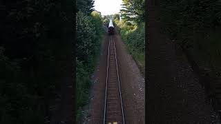 Royal Scotsman 66173 working 1H79 from Edinburgh Waverley to Keith branch platform shorts train [upl. by Itin]