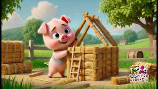 🐷Los tres cerditos y el lobo🐺 Canciones infantiles  Pequeño aprendiz TV 🐷 [upl. by Sydney28]