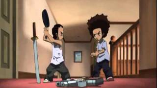 quotTristan T and Brandon Tquot Boondocks Remake Fight Scene [upl. by Maillw]