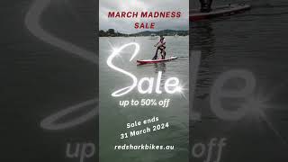 March Madness Sale from Red Shark Bikes Australia D aquabike waterbike watersport watercycle [upl. by Dickinson]