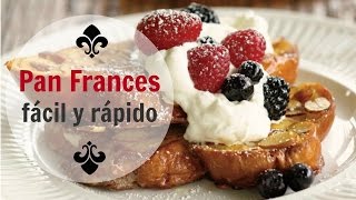 PAN FRANCÉS RÁPIDO Y FÁCIL PARA DESAYUNAR │ALE DE NAVA [upl. by Cavill]