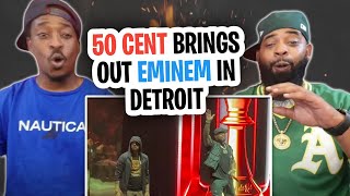 TRETV REACTS TO  50 Cent brings out Eminem in Detroit for quotPatiently Waitingquot amp quot Sep 17 2023 [upl. by Claudius]