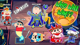 Phantom shinchan used 999 million iq in super sus 😱🔥  Shinchan playing among us 3d 😂  funny game [upl. by Fisa736]