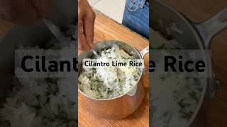 🌿🍚 Cilantro Lime Rice  The perfect side for any weeknight dinner easyrecipe weeknightdinners [upl. by Yahsat]