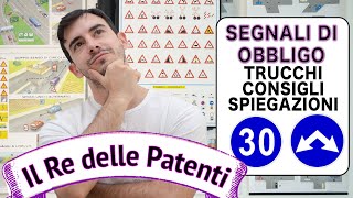 SEGNALI DI OBBLIGO  IL RE DELLE PATENTI  PATENTE B  ESAME DI TEORIA [upl. by Adla]