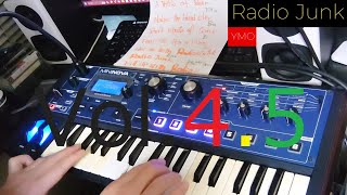 【Machine amp Performance】Radio JUNK Vocoder Version with novation mininova [upl. by Enniroc]