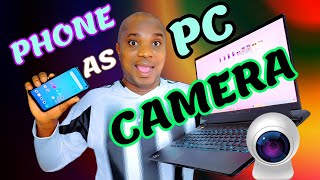 How To Use Phone As Webcam For Pc — Best Wireless App 2024 [upl. by Noruq]