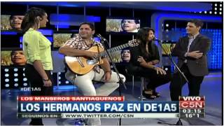 Florencia Paz y Martin Paz en C5N programa quotDe 1 a 5quot  PARTE 2 [upl. by Gona]