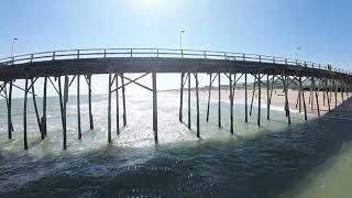 Quick fly around Kure Beach Pier [upl. by Alexei]