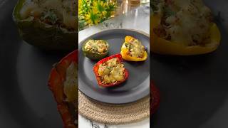 Easy amp Delicious PaneerStuffed Capsicum Recipe  Quick Air Fryer Snack airfryerrecipes airfryer [upl. by Adnov]