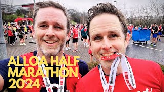 I ran the Alloa half marathon  Scotlands best half marathon [upl. by Paloma664]