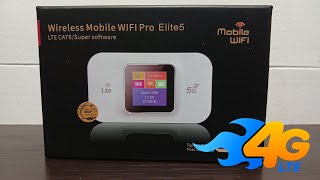 Módem Wireless Mobile Wifi Pro Elite5 E5785 4G LTE [upl. by Wylma]