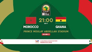 Morocco VS Ghana  TotalEnergies AFCONU23 2023  MD2 [upl. by Delfine]