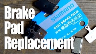 Shimano Disc Brake Pads  When and How to Replace  Hydraulic Brakes Maintenance [upl. by Love]