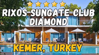 Rixos Sungate Club Diamond  Kemer Turkey AllInclusive Resort [upl. by Hesketh115]