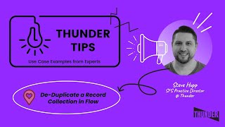 Thunder Tips 8 De Duplicate a Record Collection in Flow [upl. by Nyasuh501]