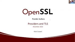 OpenSSL Providers and TLS [upl. by Emirak]