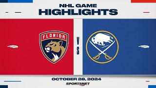 NHL Highlights  Panthers vs Sabres  October 28 2024 [upl. by Bernardo571]