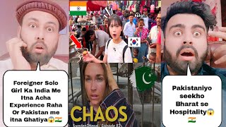 Foreigner Solo Girl Experience In India Vs Pakistan  Pakistani Reaction [upl. by Nosyarg739]