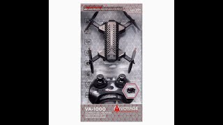 Voyage Aeronautics VA1000 HD Streaming Drone with Wide  Angle Lens  Black Color  Size  7 inches [upl. by Omarr]