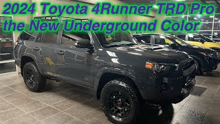 New 2024 Toyota 4Runner TRD Pro the New Underground Color [upl. by Brady880]