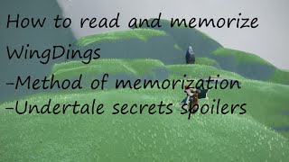 How to Read WingDings 💝 [upl. by Firestone]