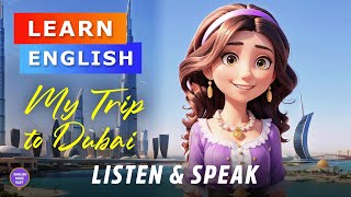 📘 Learn English Isabels Trip to Dubai  🌟 Listen amp Learn 🏙️ [upl. by Erdnaxela]