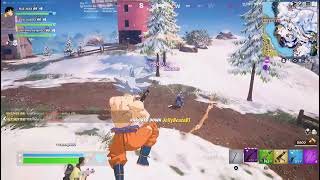 Fortnite x Goku Kamehameha Kills in the Battle Royale [upl. by Elbring]