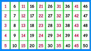 Counting 1 to 501 to 50123123 Rhymes123 song123 CountingCountingNumbersZ Math Fun🌟 [upl. by Boar]