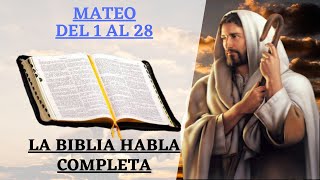 SAN MATEO COMPLETO LA BIBLIA HABLADA COMPLETA EN ESPAÑOL [upl. by Nerta81]