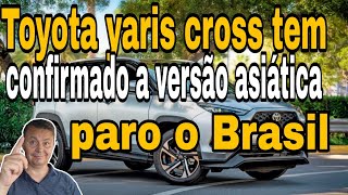 Novo yaris cross híbrido tem cara revelada é nós trouxemos em 1 mão ✋️ [upl. by Atnahc]