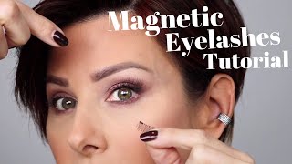 My BEST Tips to Apply MAGNETIC LASHES  The Easiest Tutorial  Dominique Sachse [upl. by Ruford]