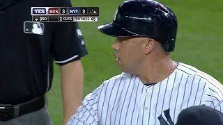 BOSNYY Beltran plates Jeter with a single to right [upl. by Reynold]