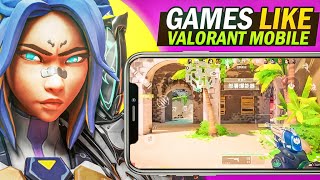 Top 5 Mobile Games Like Valorant You Must Try NOW [upl. by Aitsirhc]