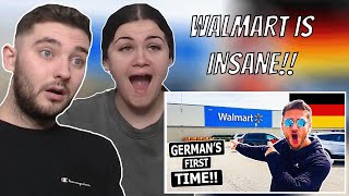 British Couple Reacts to WALMART  First Time amp Reaction Differences to Europe [upl. by Kessia]