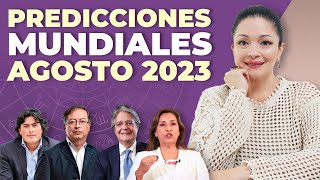 PREDICCIONES MUNDIALES MES DE AGOSTO 2023  KATIUSKA ROMERO [upl. by Ecnaiva]