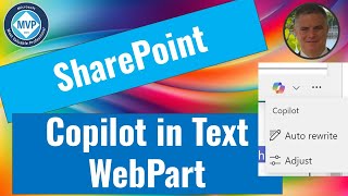 Copilot in SharePoint Pages – Text Webpart [upl. by Torbart]