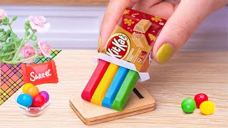 Best Miniature Chocolate Cake Decorating 🌈 1000 Satisfying Mini Rainbow KitKat Cake Dessert Video [upl. by Airuam]