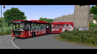 OMSI 2  Waldhofen line 595  Scania Citywide  Coca Cola Repaint [upl. by Aicenat]