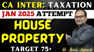 HOUSE PROPERTY L10  Income tax act  co owners  CA Inter January 2025  Dr Ankur Aggarwal [upl. by Osmond]