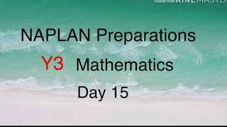 NAPLAN Preparations Year 3 Mathematics Day15  Fractions percentages and time skill check [upl. by Adehsor209]