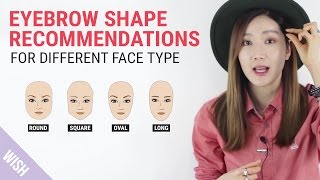 Perfect Eyebrow Shapes for Your Face  Wishtrend TV [upl. by Jinny470]