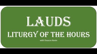 Sat Jul 20 2024 LoH LaudsMP Vol3of4 Sat 15ᵗʰ Wk in OT Liturgy of the Hours [upl. by Harleigh]