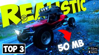 Top 3 Realistic Car Racing Games For Lowend Devices 2023 😳📲🔥  Under 50MB  Offline  Malayalam [upl. by Denzil]